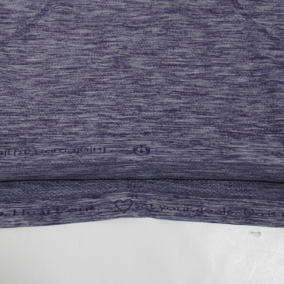 Lululemon Run Swiftly Tech Long Sleeve Crew Space Dye Heathered Cadet Blue 6 - Picture 7 of 12